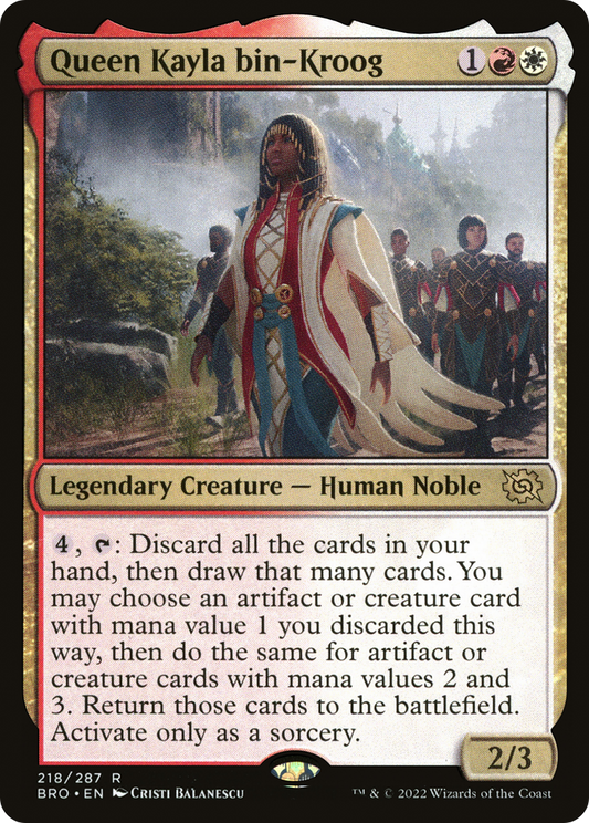 Queen Kayla bin-Kroog - Foil