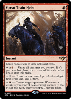 Great Train Heist (0125) (Promo Pack) - Foil