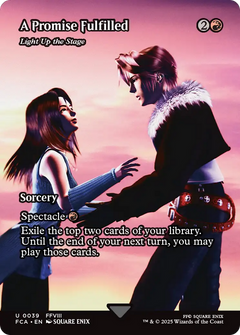 A Promise Fulfilled [Light Up the Stage] (0039) (Showcase) - Foil