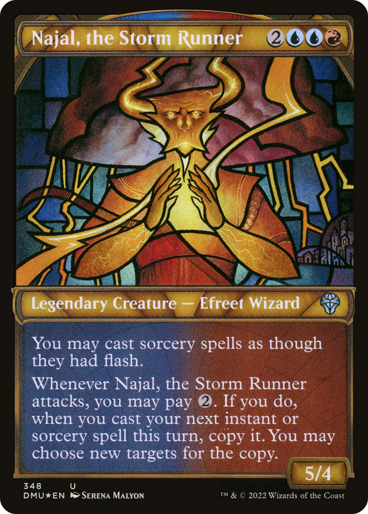 Najal, the Storm Runner (348) (Showcase) - Textured Foil