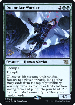 Doomskar Warrior (0185) (Prerelease) - Foil