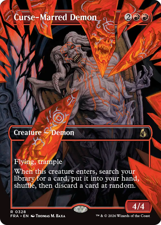 Curse-Marred Demon (0328) (Borderless) (FRA) - Foil