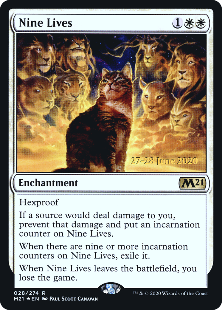 Nine Lives (028) (Prerelease) - Foil