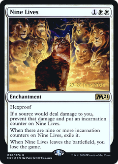 Nine Lives (028) (Prerelease) - Foil