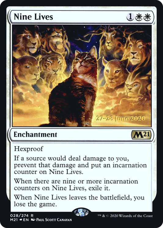 Nine Lives (028) (Prerelease) - Foil