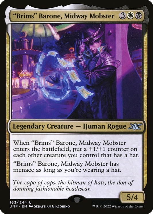 "Brims" Barone, Midway Mobster - Foil