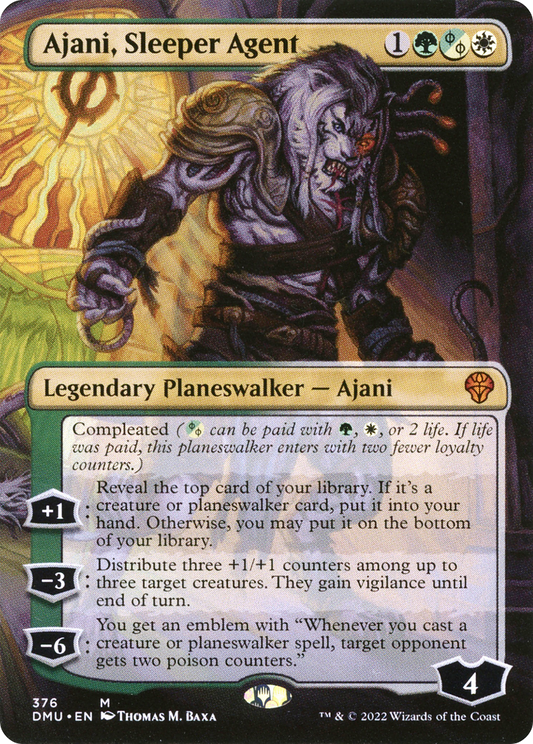 Ajani, Sleeper Agent (376) (Borderless)