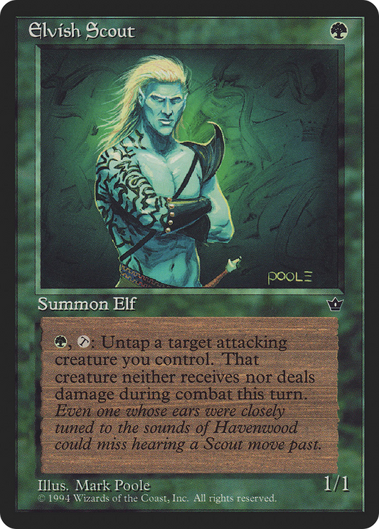 Elvish Scout (Illus. Mark Poole)