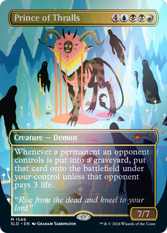 Prince of Thralls (1549) (Borderless) - Rainbow Foil