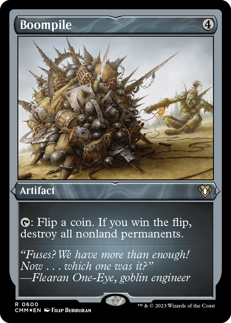Boompile (0600) - Foil Etched
