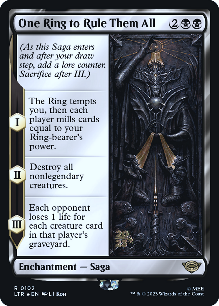 One Ring to Rule Them All (0102) (Prerelease) - Foil