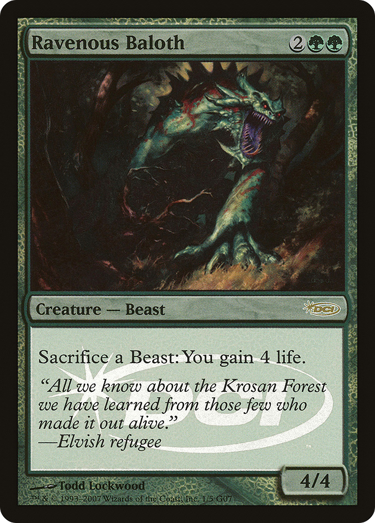 Ravenous Baloth (001) (Judge) - Foil