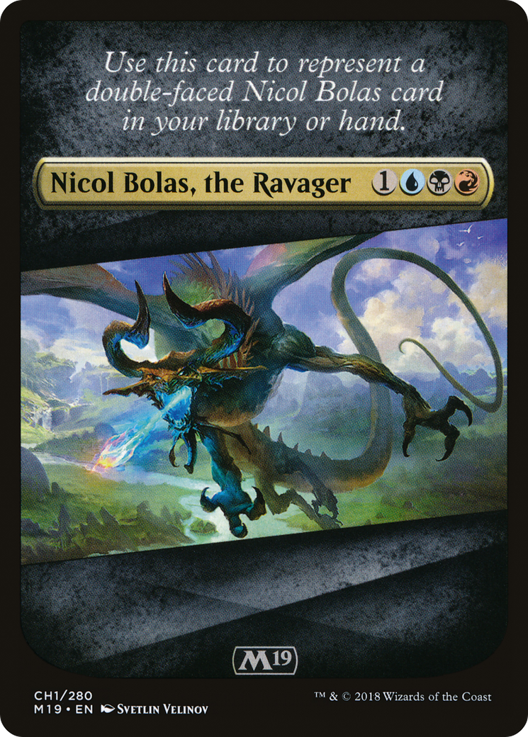 Nicol Bolas, the Ravager Checklist Card (CH1)
