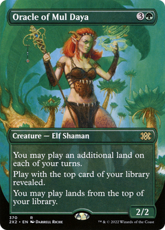 Oracle of Mul Daya (370) (Borderless) - Foil