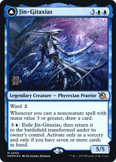 Jin-Gitaxias // The Great Synthesis (0065) (Prerelease) (PMOM) - Foil