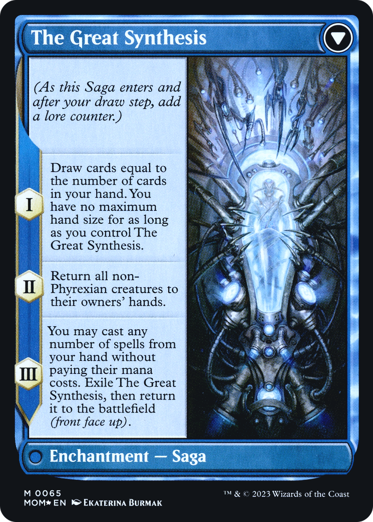 Jin-Gitaxias // The Great Synthesis (0065) (Prerelease) (PMOM) - Foil
