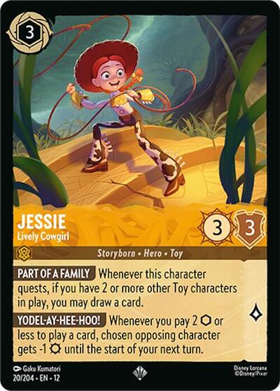 Jessie, Lively Cowgirl (0020) - Cold Foil