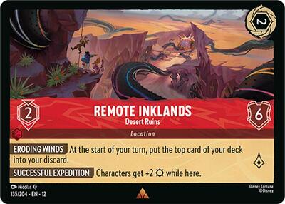 Remote Inklands, Desert Ruins (0135) - Cold Foil
