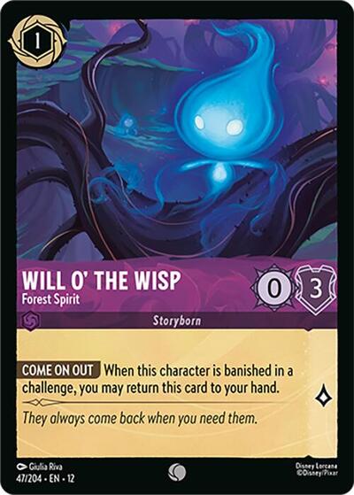 Will o' the Wisp, Forest Spirit (0047) - Cold Foil