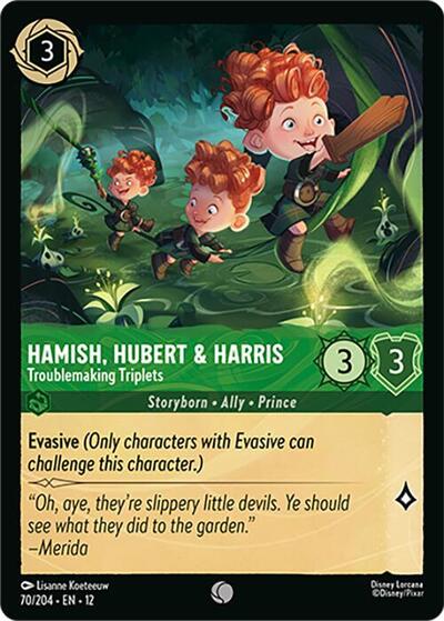 Hamish, Hubert & Harris, Troublemaking Triplets (0070) - Cold Foil