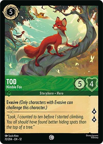Tod, Nimble Fox (0072) - Cold Foil