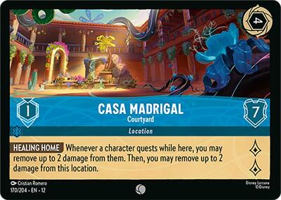 Casa Madrigal, Courtyard (0170) - Cold Foil