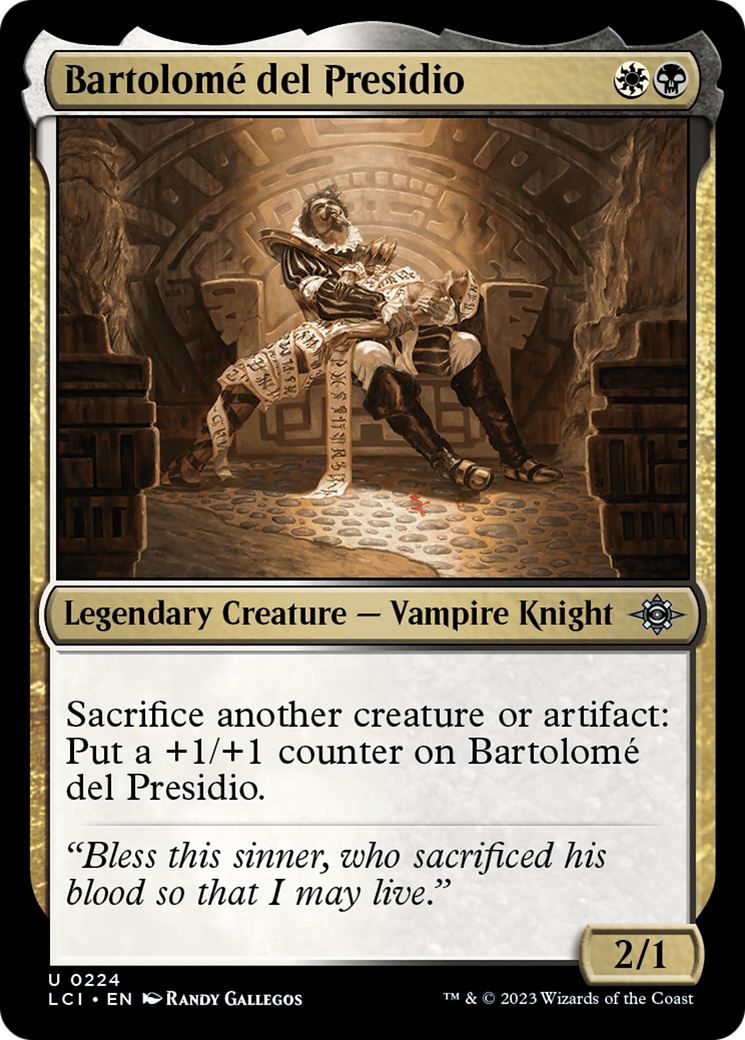 Bartolome del Presidio - Foil