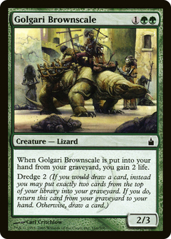 Golgari Brownscale - Foil
