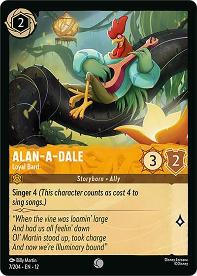 Alan-a-Dale, Loyal Bard (0007) - Cold Foil