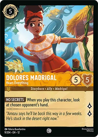 Dolores Madrigal, Hears Everything (0009) - Cold Foil