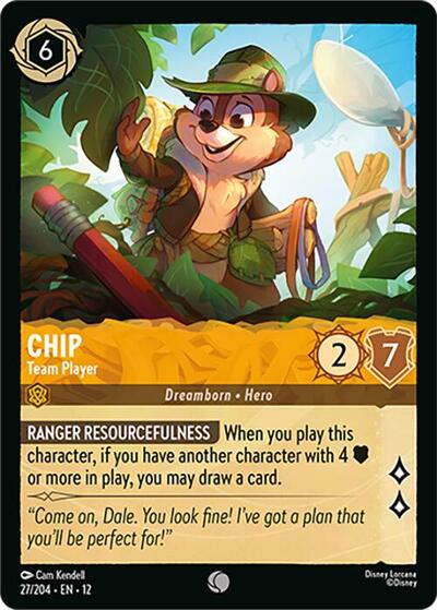 Chip, Team Player (0027) - Cold Foil