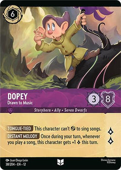 Dopey, Drawn to Music (0038) - Cold Foil