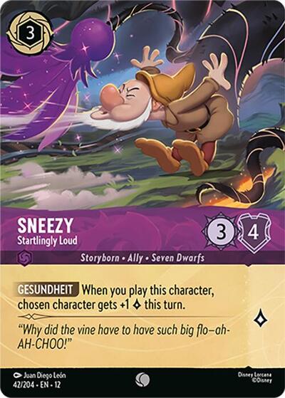 Sneezy, Startlingly Loud (0042) - Cold Foil