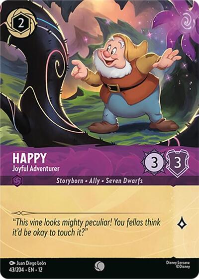 Happy, Joyful Adventurer (0043) - Cold Foil