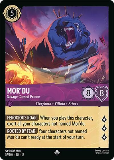 Mor'du, Savage Cursed Prince (0057) - Cold Foil