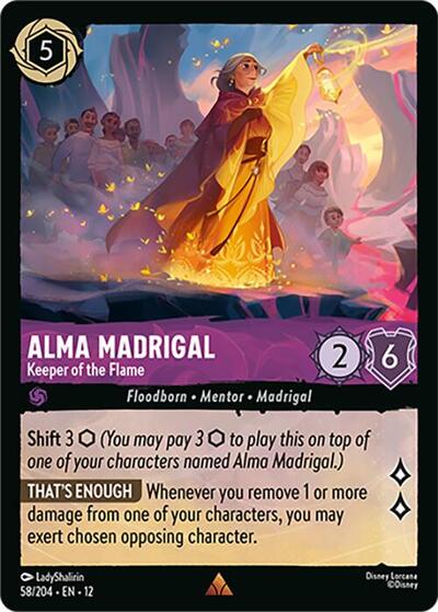Alma Madrigal, Keeper of the Flame (0058) - Cold Foil