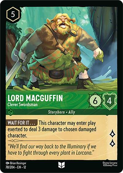 Lord MacGuffin, Clever Swordsman (0078)