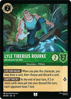 Lyle Tiberius Rourke, Adventurer for Hire (0087) - Cold Foil
