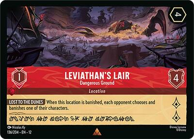 Leviathan's Lair, Dangerous Ground (0136) - Cold Foil