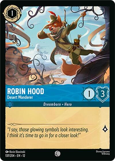 Robin Hood, Desert Wanderer (0137) - Cold Foil