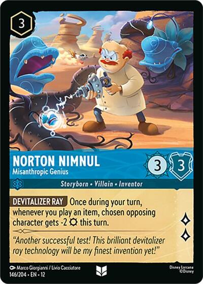 Norton Nimnul, Misanthropic Genius (0146) - Cold Foil