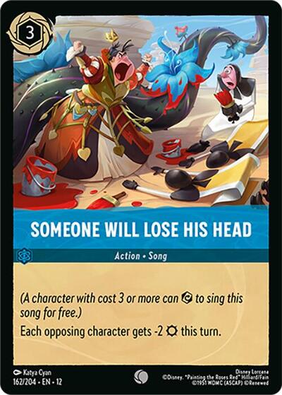 Someone Will Lose His Head (0162) - Cold Foil