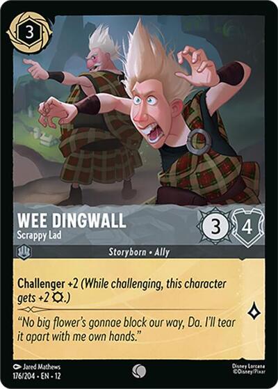 Wee Dingwall, Scrappy Lad (0176) - Cold Foil