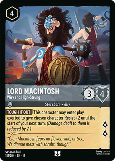Lord Macintosh, Wiry and High-Strung (0181)