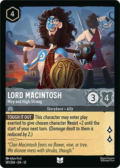 Lord Macintosh, Wiry and High-Strung (0181)