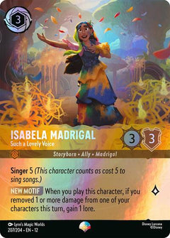 Isabela Madrigal, Such a Lovely Voice (0207) - Rainbow Foil