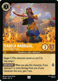 Isabela Madrigal, Such a Lovely Voice (0016)