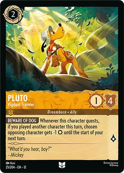 Pluto, Vigilant Traveler (0025)