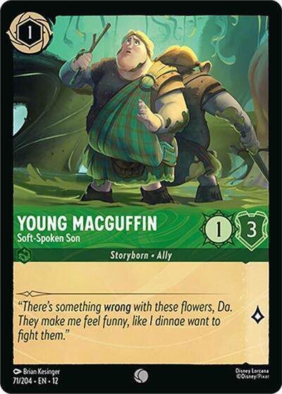 Young MacGuffin, Soft-Spoken Son (0071) - Cold Foil