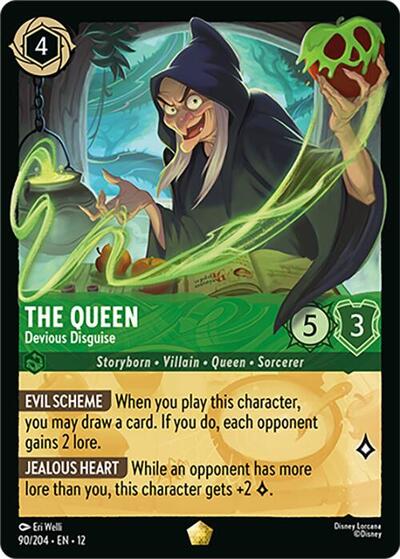 The Queen, Devious Disguise (0090) - Cold Foil